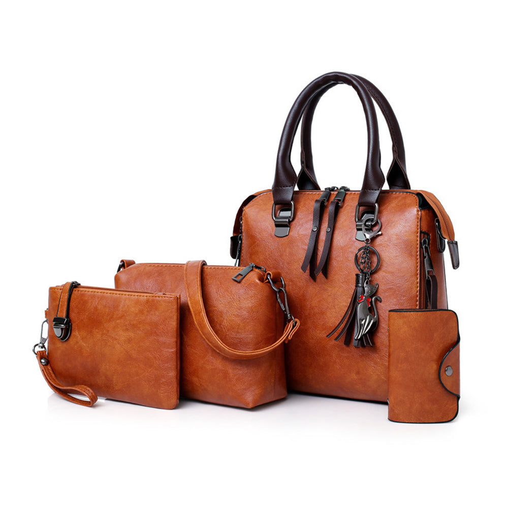 Kit Bolsas e Carteira Vintage